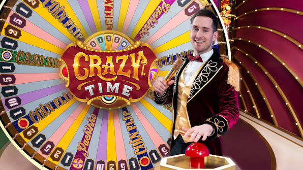 Crazy Time live hos Rich Moose Casino